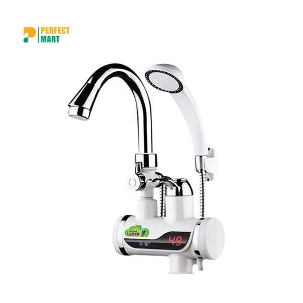 Instant Electric Hot Water Tap With Hand Shower