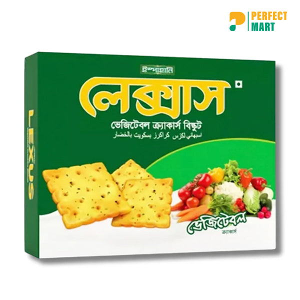 Ispahani Lexus Vegetable Crackers Biscuit 150gm