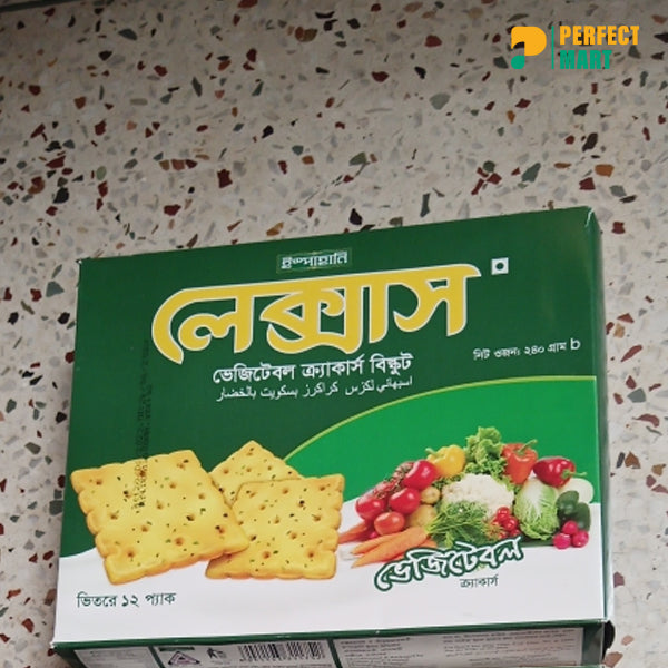 Ispahani Lexus Vegetable Crackers Biscuit 150gm