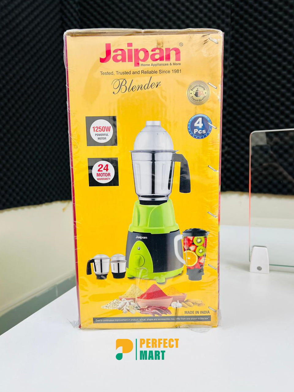 Jaipan Fruttica 4 in 1 Mixer Grinder 1250 Watt