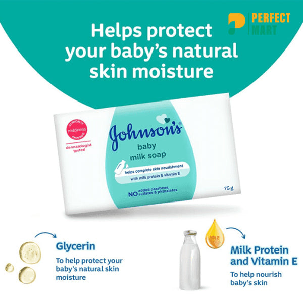 Johnson's Baby Milk Soap 75 gm