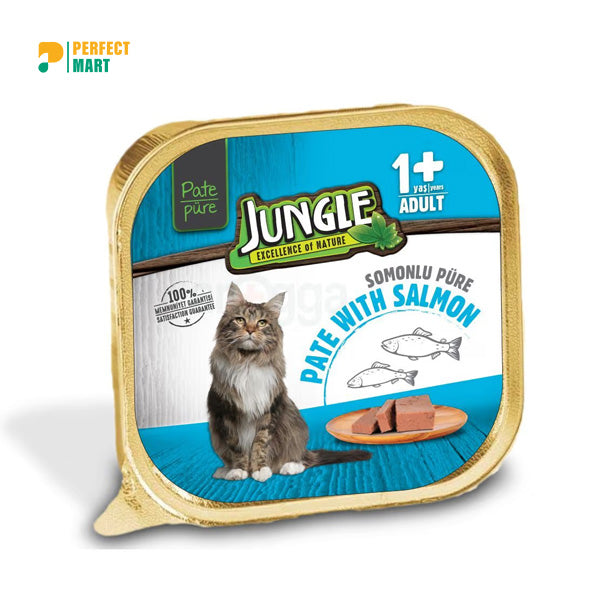 Jungle Adult Cat Food Pate With Salmon - 100g Pate
