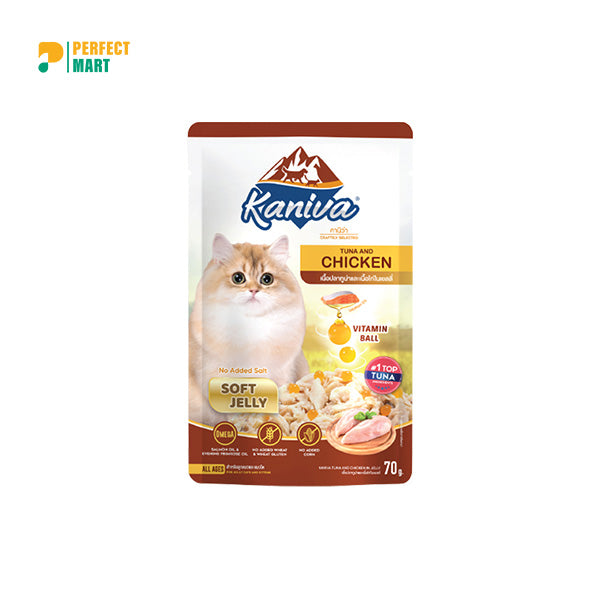Kaniva Cat Pouch Tuna & Chicken In Gravy Pouch 70g