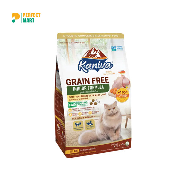 Kaniva Grain Free Cat Food Indoor Formula 1.2kg
