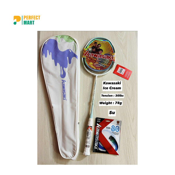 Kawasaki New Ice Cream Badminton Racket