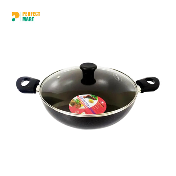 Kiam Classic Non-Stick Karai With Glass Lid-26cm
