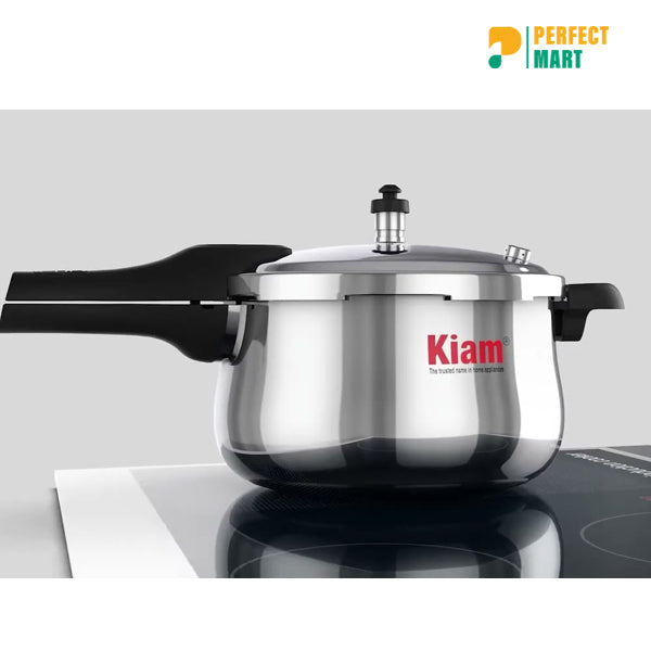 Kiam Stainless Steel Pressure Cooker – 6.5 Liter