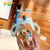 Kids Water Bottle / Silicone Straw Mum Pot - 250ml