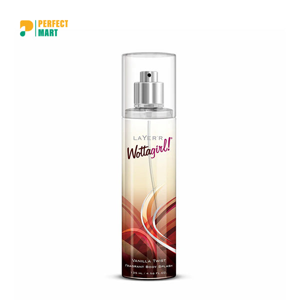 Layer'r Wottagirl Vanilla Twist Body Splash For Women – 135ml