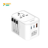 Ldnio Z8 3 USB Ports 45W GaN Universal Travel Adapter