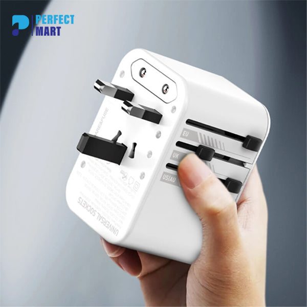 LDNIO Z8 3 USB Ports 45W GaN Travel Adapter