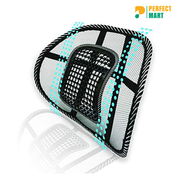 Lumbar Support Cushion - Ergonomic Right Back Support for Chairs and Seats