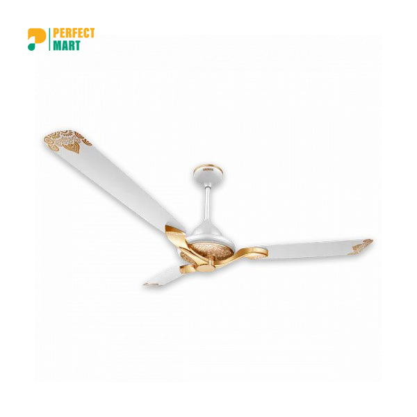 Luminous Jaipur Mahal 52 Inch 3 Blade Decorative Energy Saving Ceiling Fan (Agaria White) L-231