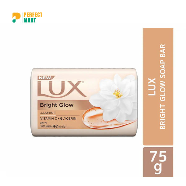 Lux Bright Glow Jasmine Soap 75gm