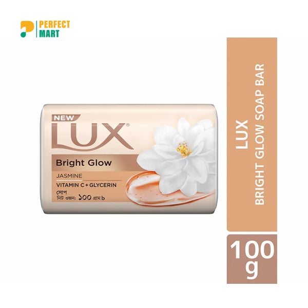 Lux Bright Glow Jasmine Soap 100gm