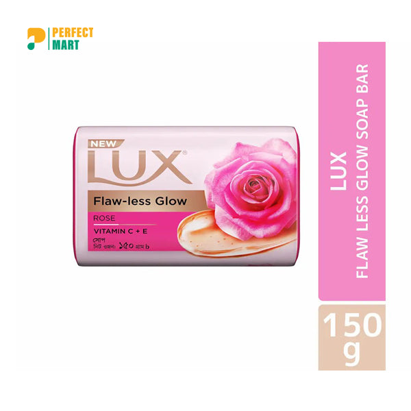 Lux Flaw Less Glow Rose Soap 150gm