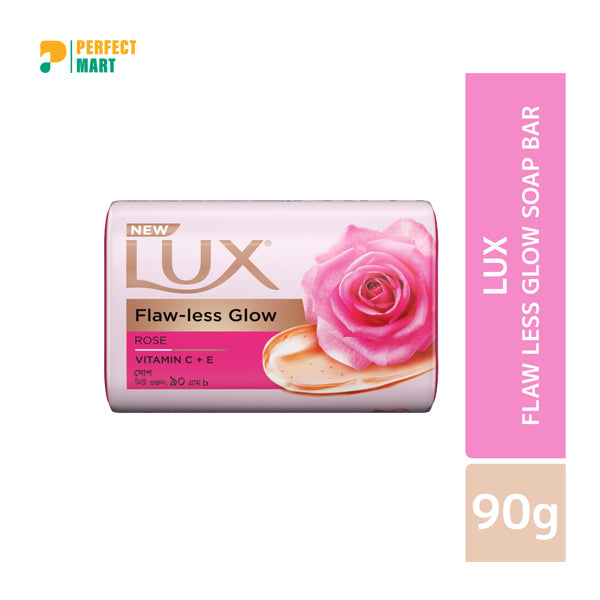 Lux Flaw Less Glow Rose Soap 90gm