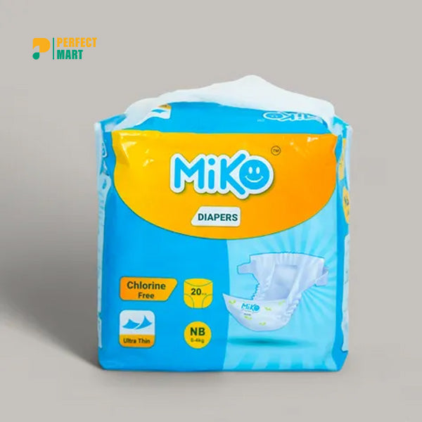Miko Newborn Diaper Belt Ultra Thin NB (0-4kg) - 20pcs