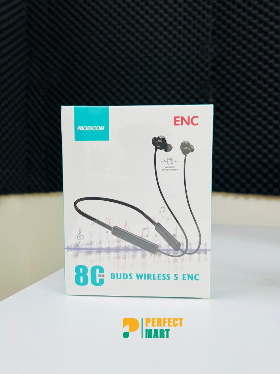 Mobicom EQ52 ANC Earbuds and Buds Wireless 5 ENC Neckband Combo