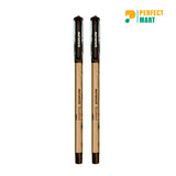 Matador Woodmark Ball Pen Black Ink - (6 Pcs)