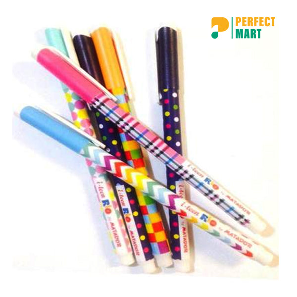 Matador i-Teen Rio Ball Pen Black Ink - (6 Pcs)