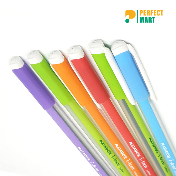Matador i-Teen Ball Pen Black Ink - 6 Pcs