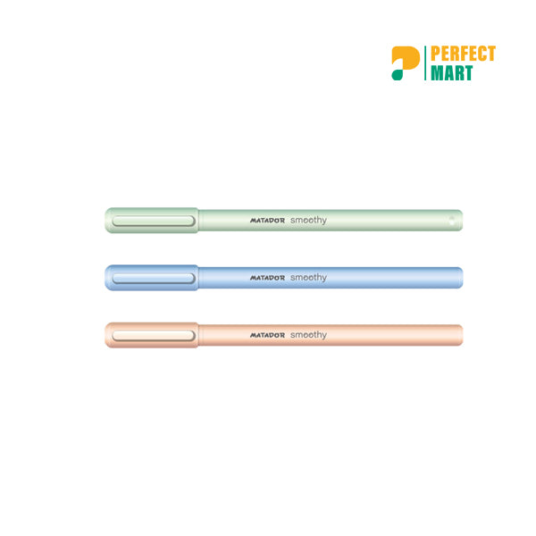 Matador Smoothy Premium Ball Pen Black Ink 6Pcs