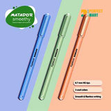 Matador Smoothy Premium Ball Pen Black Ink 6Pcs