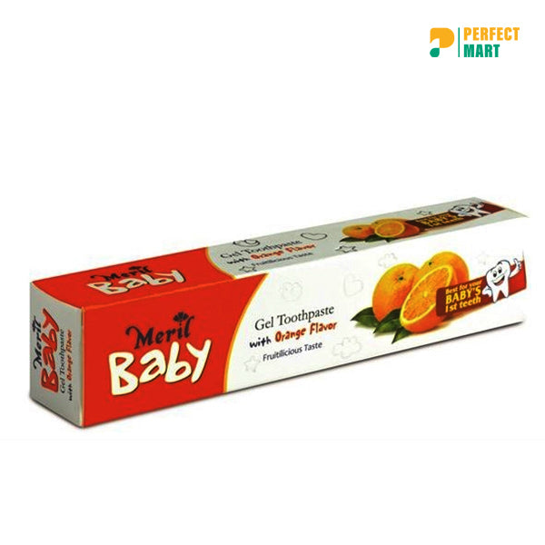 Meril Baby Gel Toothpaste Orange 45gm