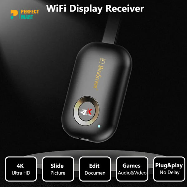 MiraScreen G9 Plus 5G WiFi Display Dongle 4K Wireless HDMI Display Receiver