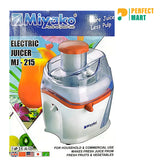Miyako Electric Juicer MJ-215 (300W) White