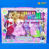 Modern Pretty Girls And Stylish Double Barbie Doll