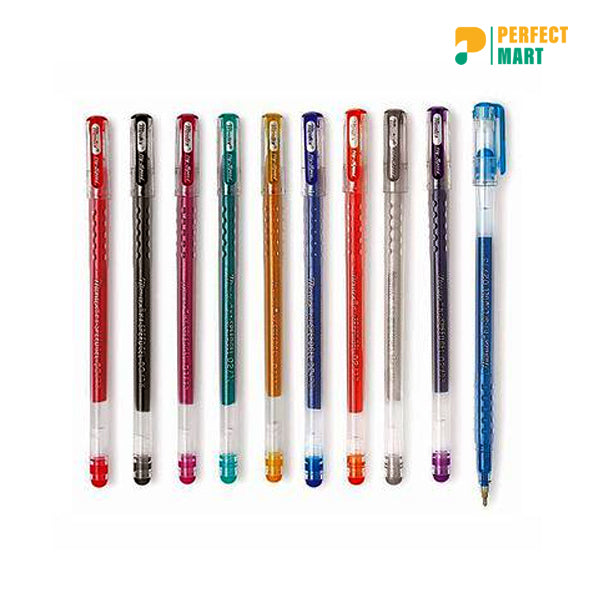 Montex Hy-Speed Glitter Gel Pen - (10Pcs)