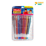 Montex Hy-Speed Glitter Gel Pen - (10Pcs)