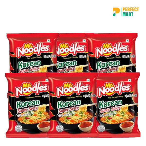 Mr. Noodles Korean Super Spicy 496 gm - 8 pcs