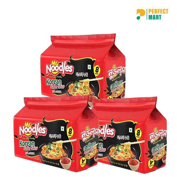 Mr. Noodles Korean Super Spicy 496 gm - 8 pcs