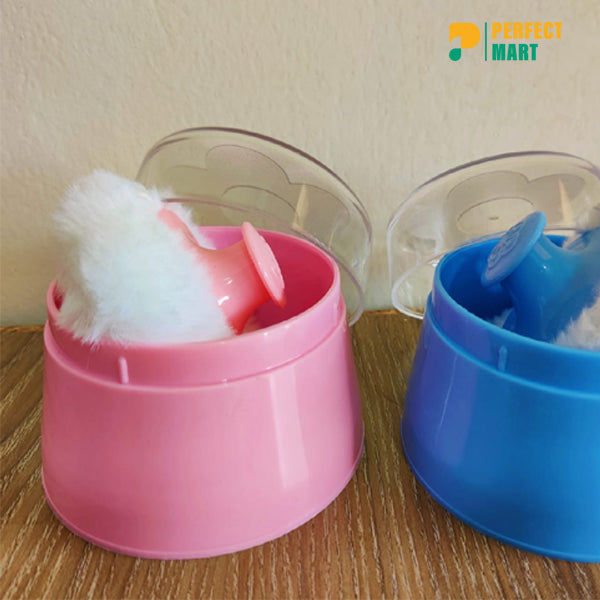 Multicolor Plastic Baby Powder Box - 1pcs