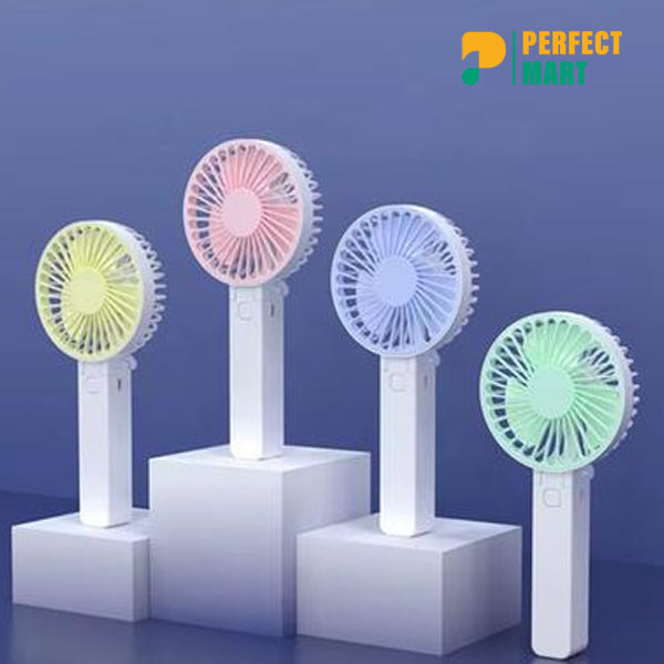 N12 Portable Mini Desktop Air Cooler Rechargeable Folding Fan