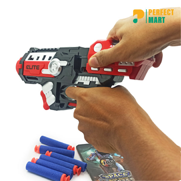 NUB Inspired Avenger Super Hero Plastic Soft Blaster Toy Gun With Suction Target Board