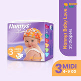 Nannys Baby Love Belt System Baby Diaper (Midi) (4-9kg) (25 pcs)