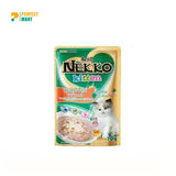 Nekko Kitten Pouch Tuna Topping Chicken Meat in Gravy 70g