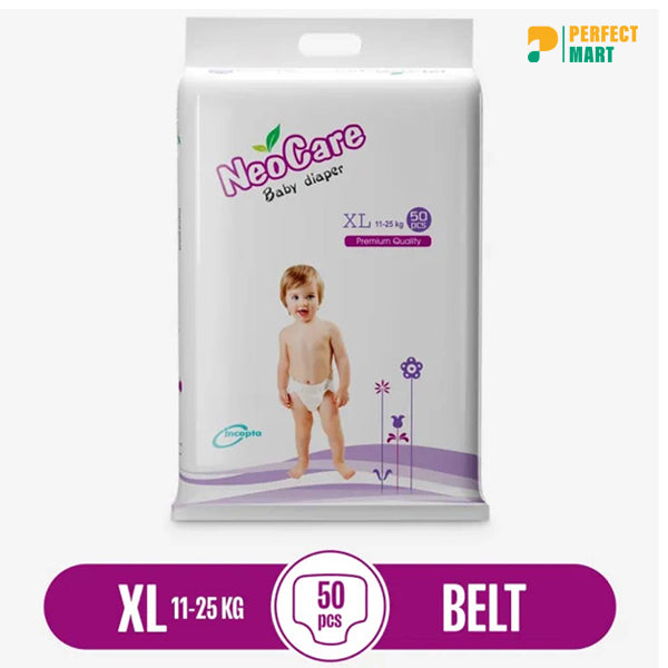 Neocare Premium Belt System Baby Diaper (11-25 kg) (50 Pcs)