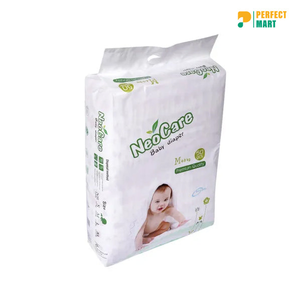 Neocare Premium Belt System Baby Diaper (4-9 kg) (50 Pcs)