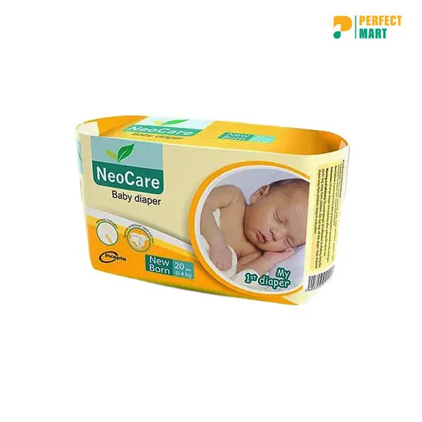 Neocare Premium Belt System Baby Diaper (Newborn) (0-4 kg) (20 Pcs)