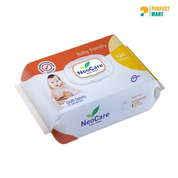 Neocare Soft Fabric Baby Friendly Baby Wipes 120pcs