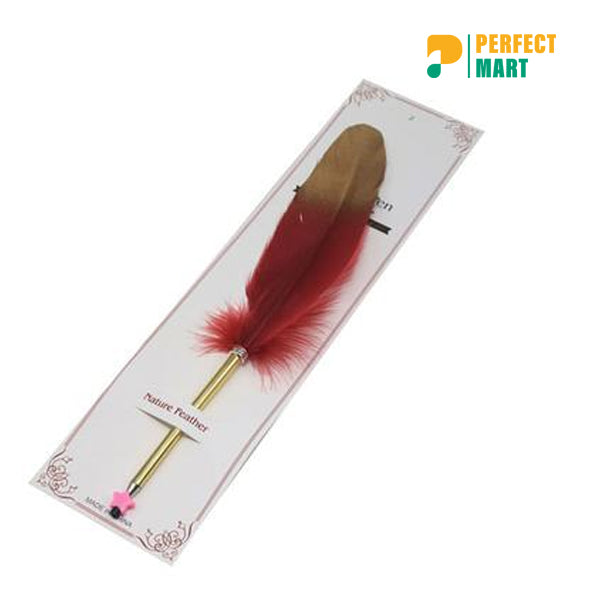 Neutral Feather Creative Spray Gold Ballpoint Pen - (1Pcs)