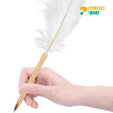 Neutral Feather Creative Spray Gold Ballpoint Pen - (1Pcs)