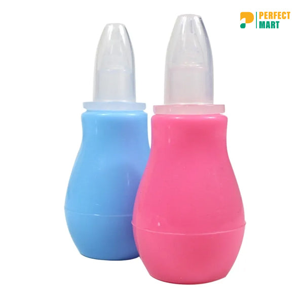 Newborn Baby Nasal Vacuum Mucus Suction Aspirator Soft Tip Runny Nose Cleaner