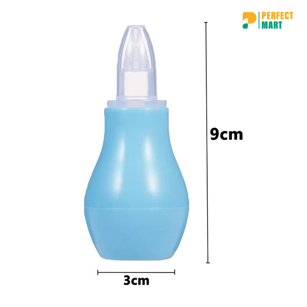 Newborn Baby Nasal Vacuum Mucus Suction Aspirator Soft Tip Runny Nose Cleaner
