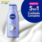 Nivea 5 en 1 Crema Corporal Cui. Completo Soft Milk- 220ml